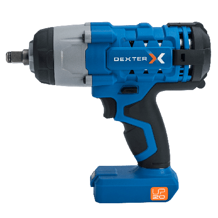 DEXTER IMPACT WRENCH 20V WITHOUT BATTERY 1/2" INCH 350 NM - Premium Cordless screwdrivers from Bricocenter - Just €91.99! Shop now at Maltashopper.com