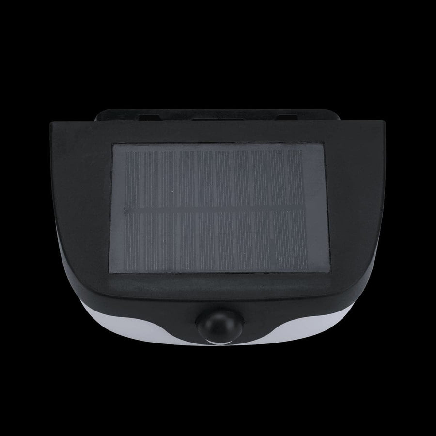 SOLAR WALL LIGHT PLASTIC BLACK 20X13.3X12 CM LED 4.5W NATURAL LIGHT WITH MOTION SENSOR - best price from Maltashopper.com BR420006315