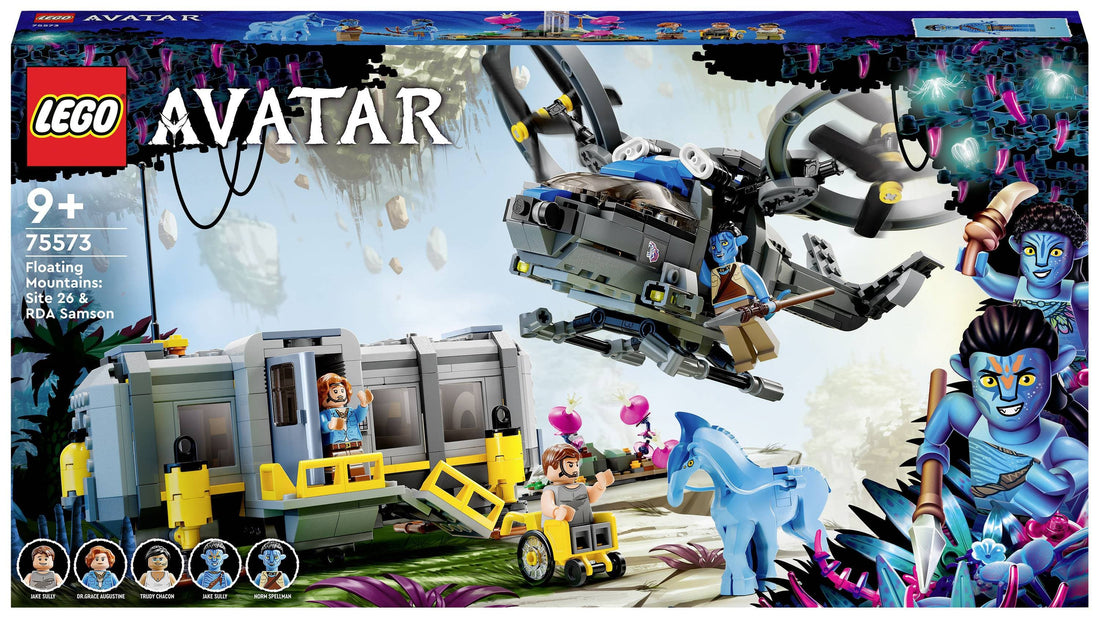 LEGO Avatar Floating Mountains Site 26 & RDA Samson Building Set - Helicopter Toy Featuring 5 Minifigures and Direhorse Animal Figure, Movie Inspired Set