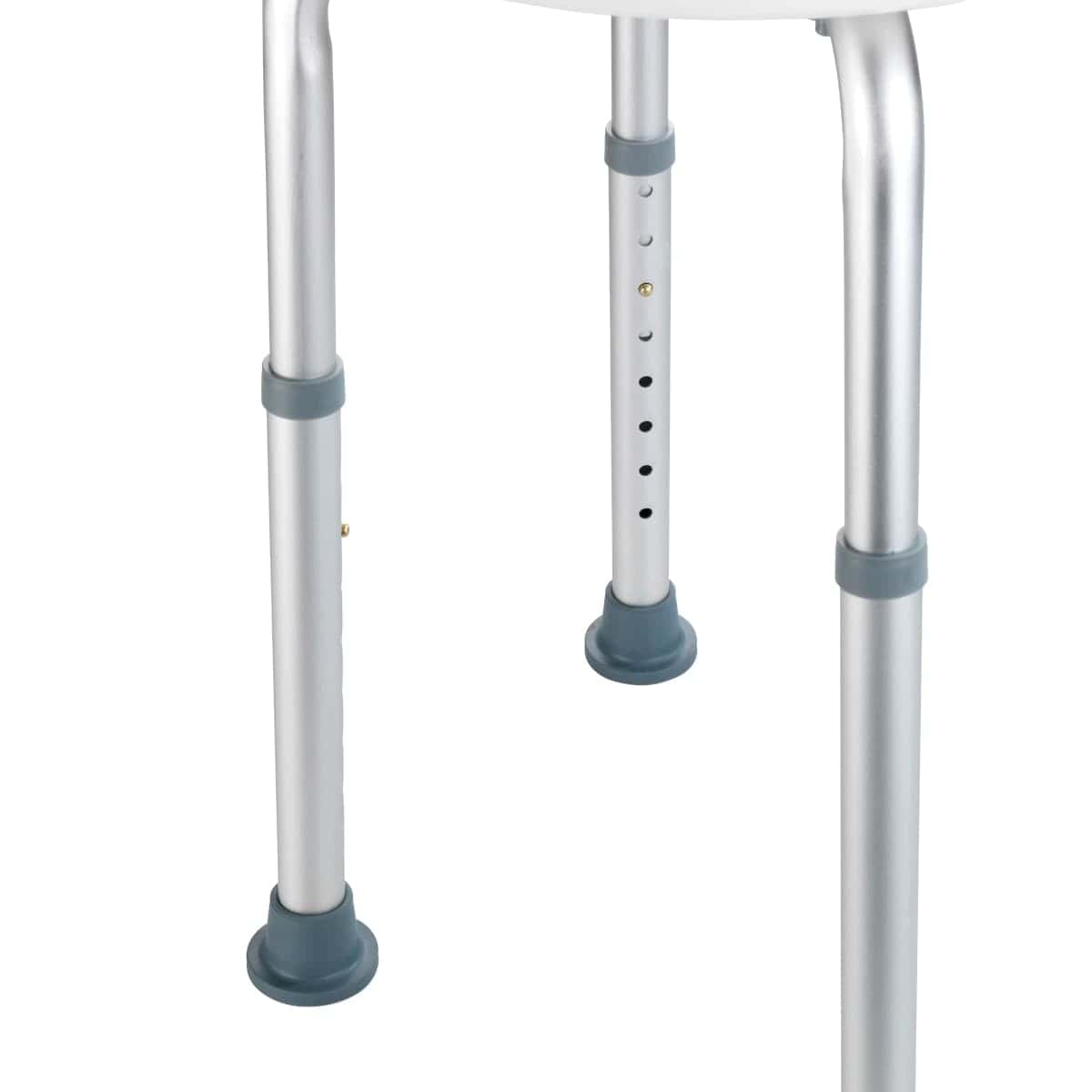 Bricocenter HEIGHT-ADJUSTABLE SHOWER STOOL WHITE/ALUMINIUM