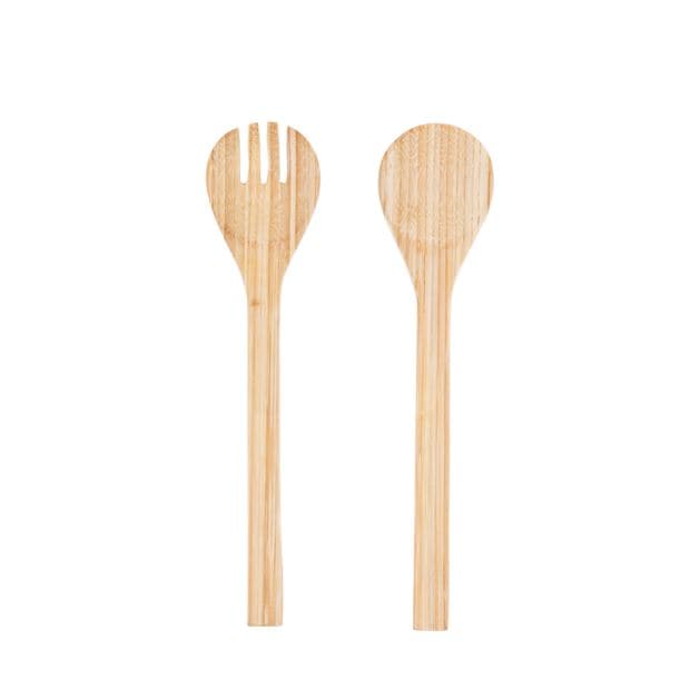 PAMBOE Natural salad cutlery H 30 x W 7.5 cm - best price from Maltashopper.com CS650594