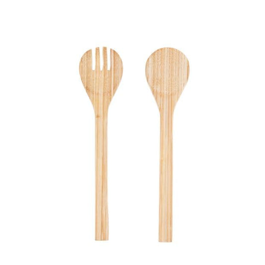 PAMBOE Natural salad cutlery H 30 x W 7.5 cm - best price from Maltashopper.com CS650594