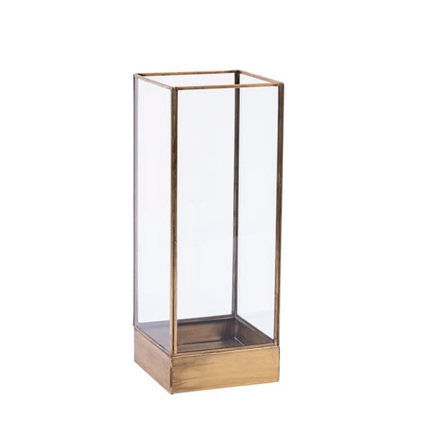 Casa BRASS Golden lantern H 40 x W 15 x D 15 cm