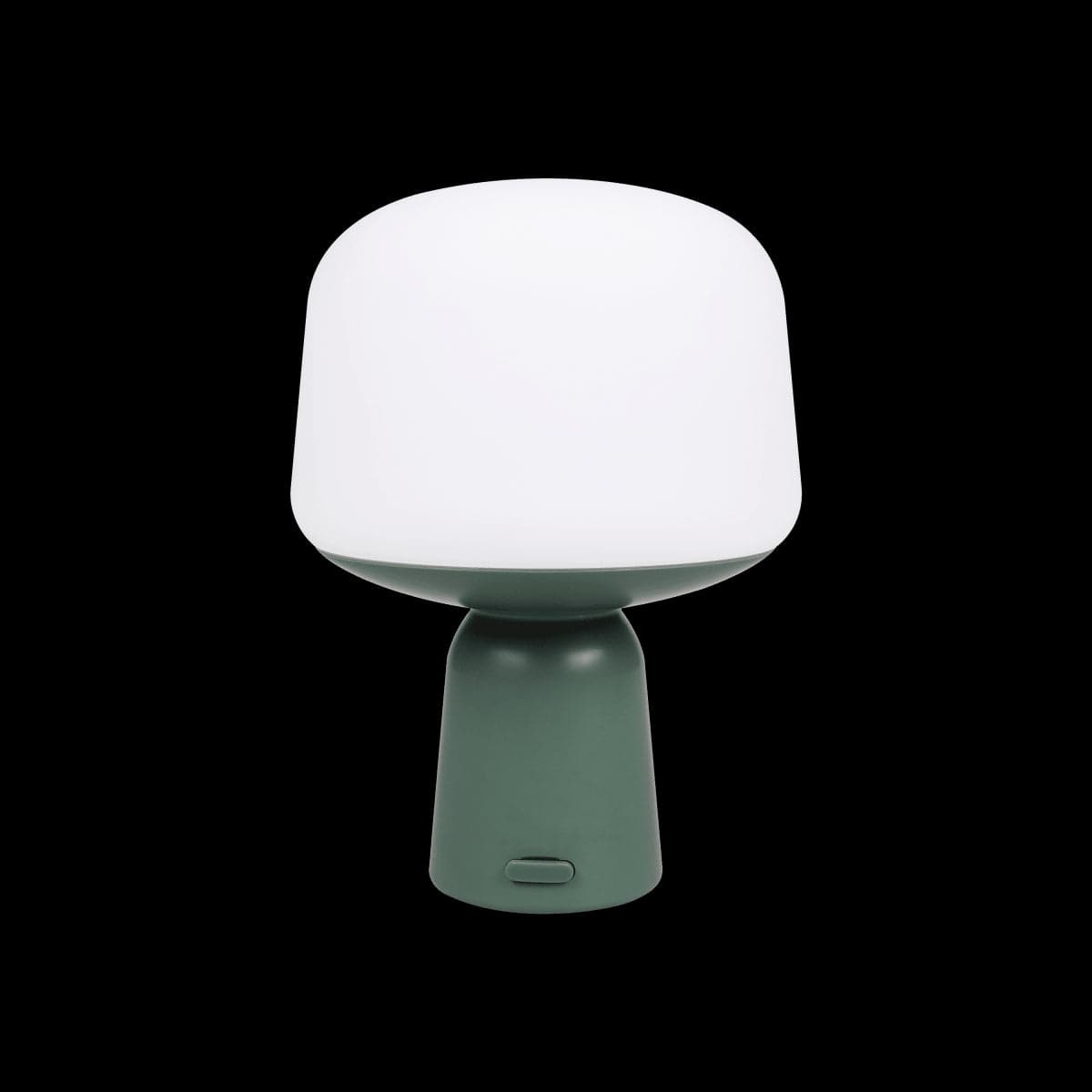 PORTABLE LAMP LUNO PLASTIC GREEN KHAKI D14.3 H20 CM LED NATURAL LIGHT WITH USB IP44 - best price from Maltashopper.com BR420006312