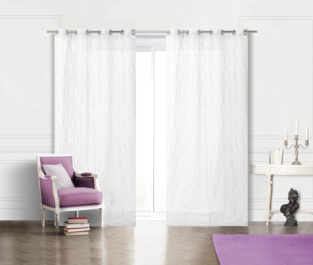 AUTUMN WHITE FILTER CURTAIN 140X280 CM - best price from Maltashopper.com BR480009561