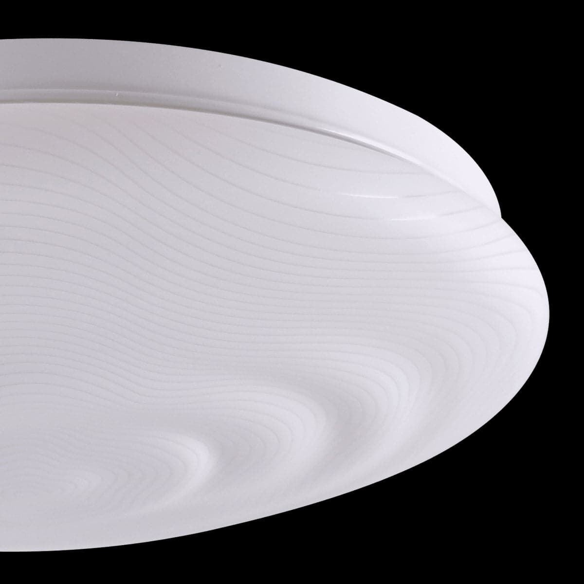 Bricocenter CEILING LIGHT FLOW METAL WHITE D30 CM LED 24W CCT DIMMABLE IP44