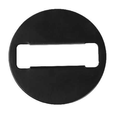 Bricocenter MIRROR REVOL PLASTIC BLACK 60.7 CM LED 10W NATURAL LIGHT IP44