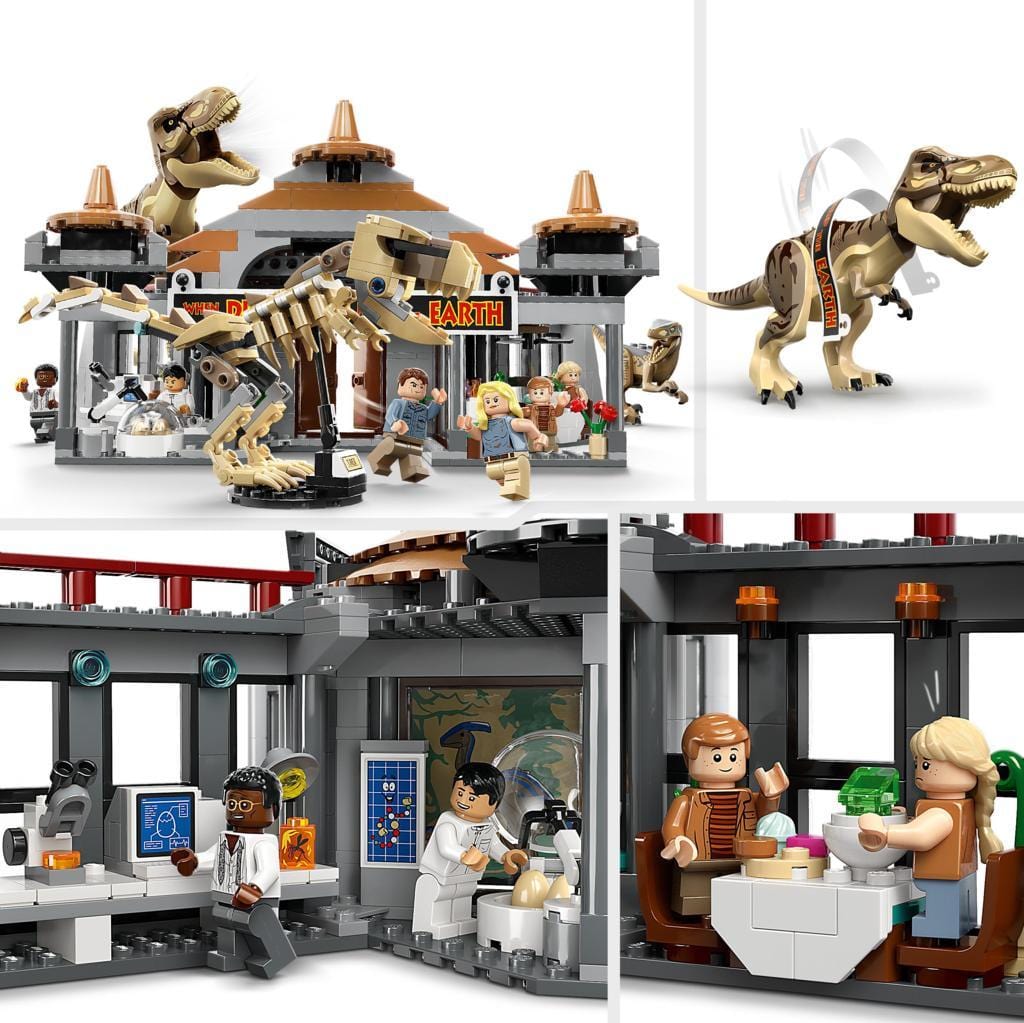 Jurassic Park Visitor Center: sale T. rex & Raptor Attack 76961 Buildable