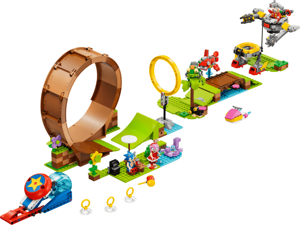 Toys Sonic - Loop the Loop Challenge in Sonic&#39s Green Hill Zone