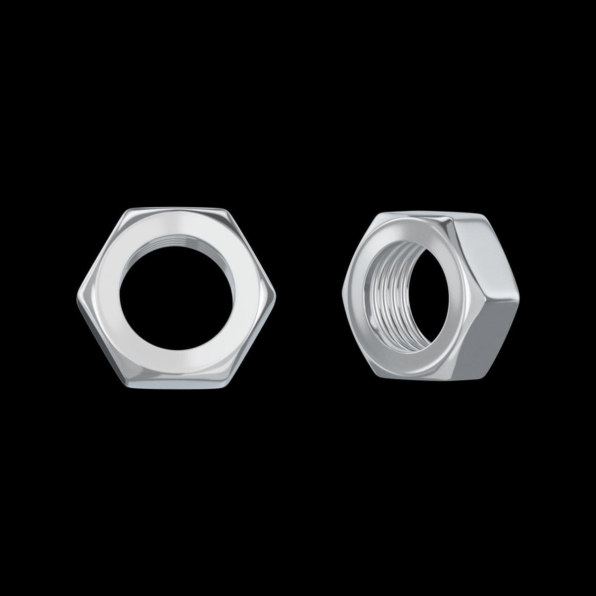 STEEL HEXAGON NUT 8 MM, 140 PIECES - best price from Maltashopper.com BR410006425