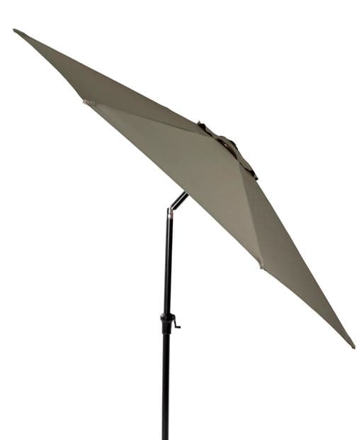 ALU Umbrella without base taupe H 240 cm - Ø 300 cm - best price from Maltashopper.com CS514262