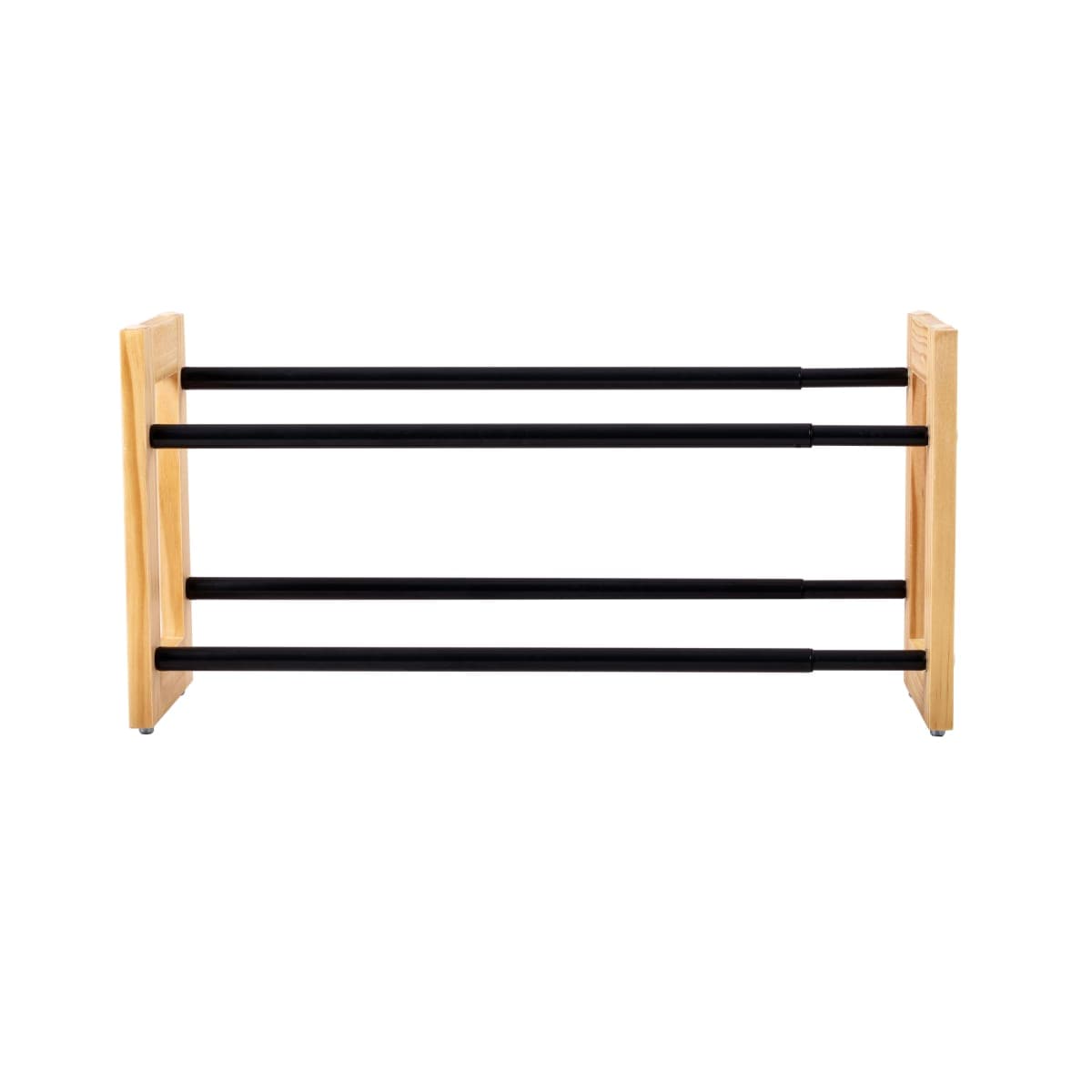 FLACKY EXTENDABLE AND STACKABLE WOODEN METAL SHOE SHELF SPACEO - best price from Maltashopper.com BR410006321