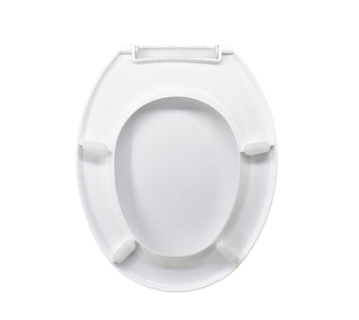 STANDARD WC SEAT CORTINA PLASTIC WHITE CERNIRE NYLON - best price from Maltashopper.com BR430001946