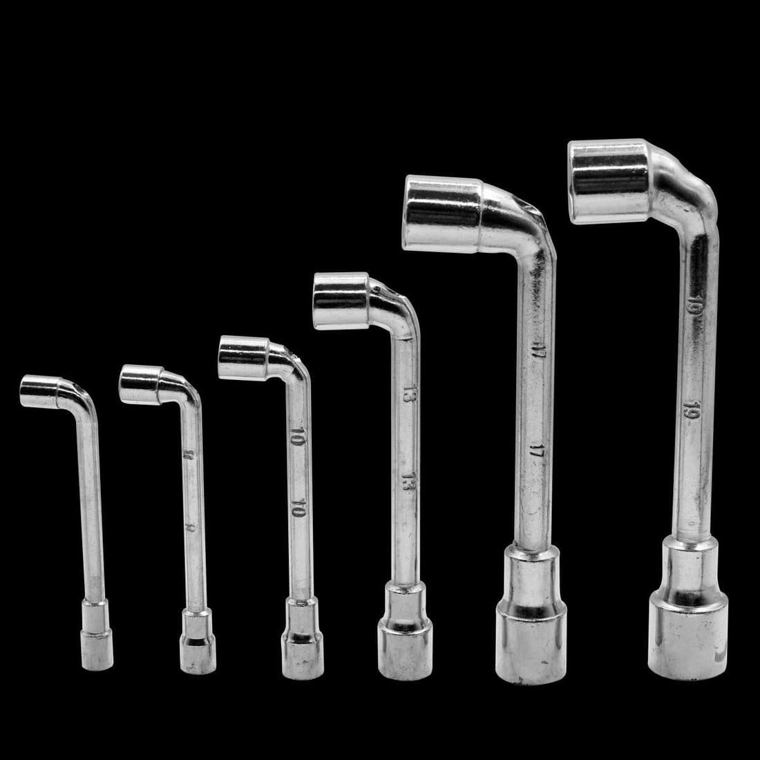 SET 6 FORGED STEEL PIPE SPANNERS ASSORTED SIZES - best price from Maltashopper.com BR400002968