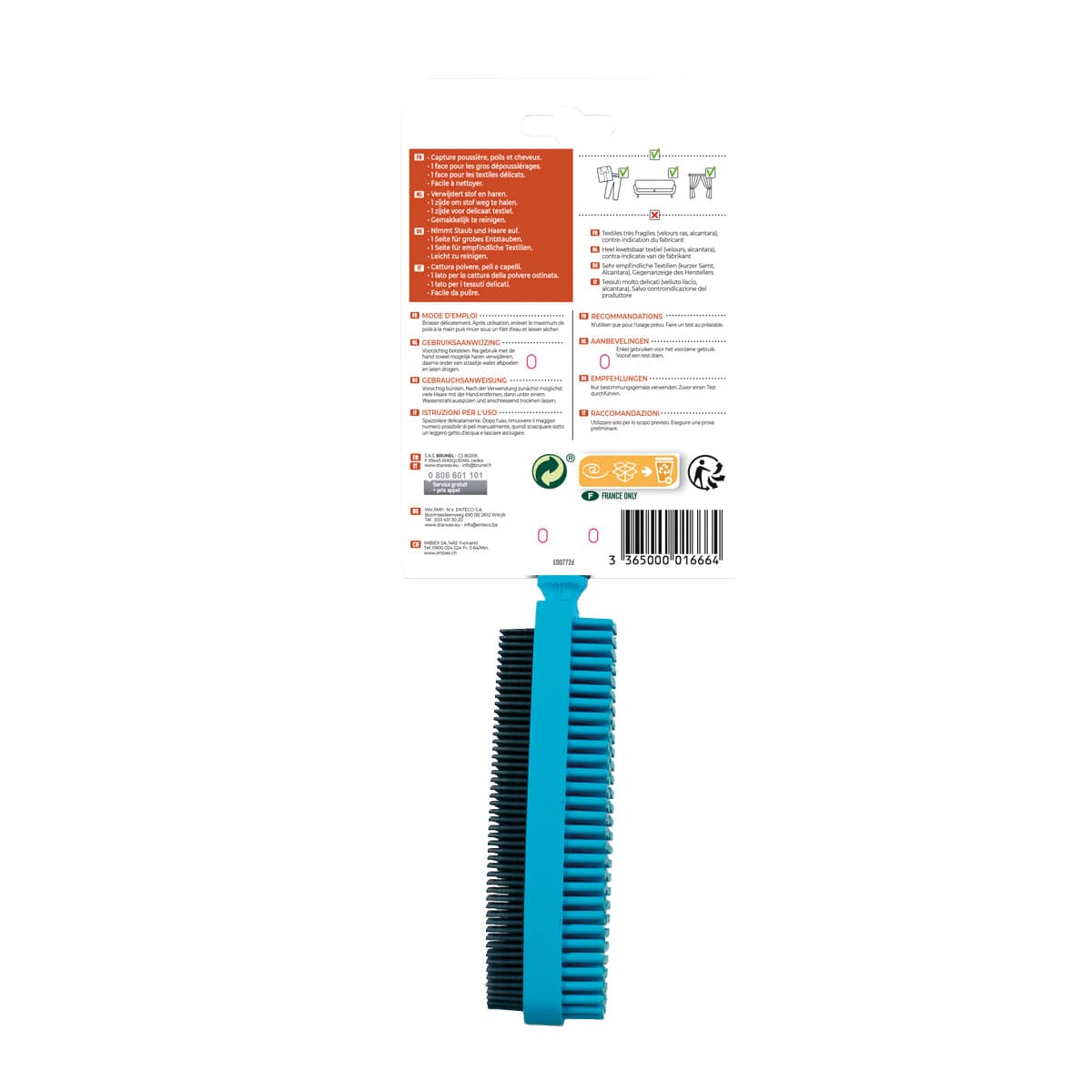 DOUBLE BRISTLE FABRIC BRUSH - best price from Maltashopper.com BR470003918