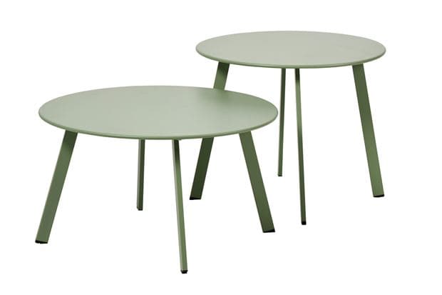 NURIO Green lounge table H 40 cm - Ø 70 cm