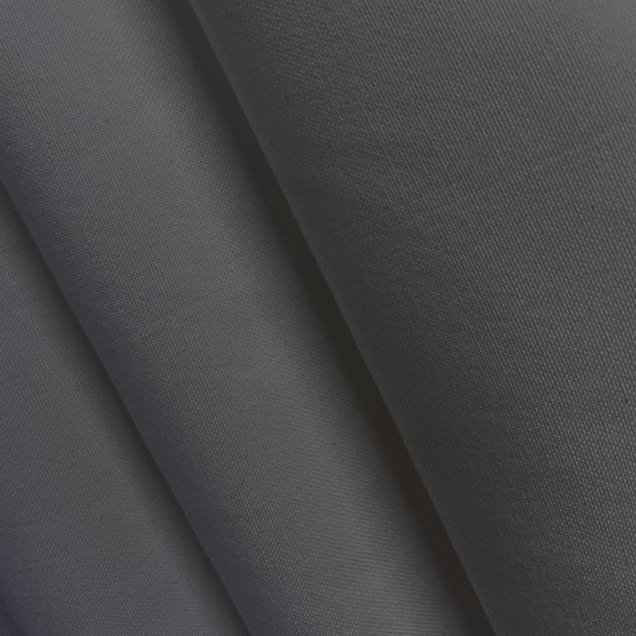Bricocenter POLYCOTTON PHARREL OPAQUE CURTAIN MOON GREY 140X280 CM WEBBING AND HIDDEN LOOP