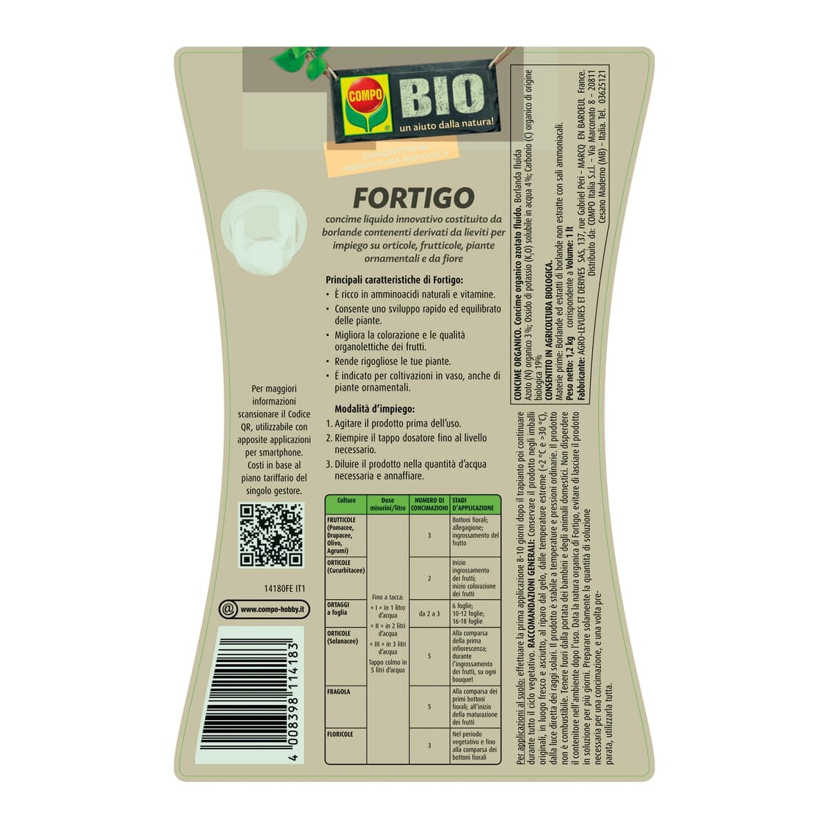 Bricocenter UNIVERSAL LIQUID FERTILISER FORTIGO 1 L