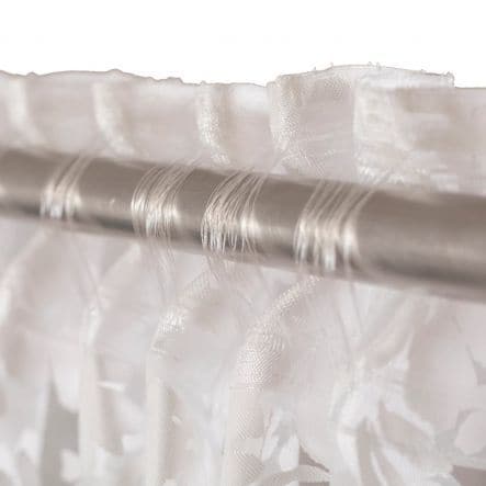 Bricocenter GLADIS WHITE FILTER CURTAIN 140X295CM WEBBING AND CONCEALED LOOP