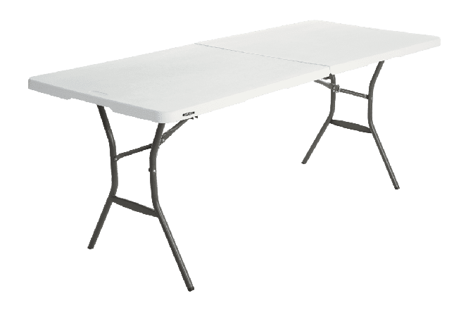 LIFETIME NAZERAL - Folding Table - 6 seats - Rectangular Steel - 76x183xh73.5 - Premium Garden Tables from Bricocenter - Just €84.99! Shop now at Maltashopper.com