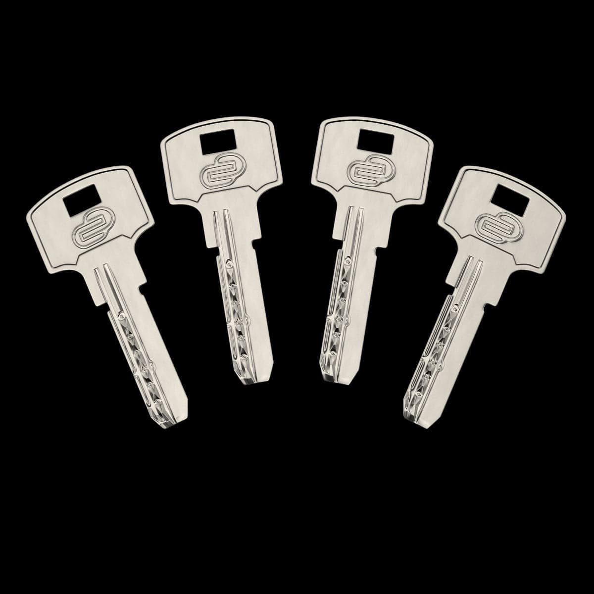 BRASS CYLINDER STANDERS 30+40MM, KEY/KEY, 4 NICKEL-PLATED STEEL KEYS - Premium Lock cylinders from Bricocenter - Just €14.99! Shop now at Maltashopper.com