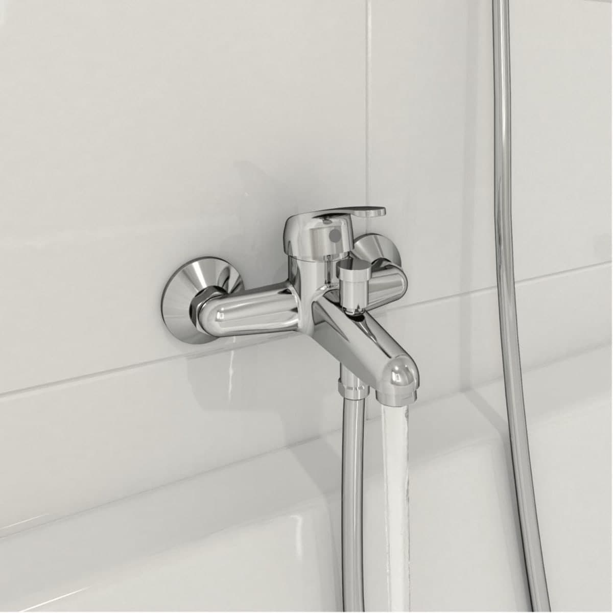 NATU BATHTUB MIXER CHROME - best price from Maltashopper.com BR430000075