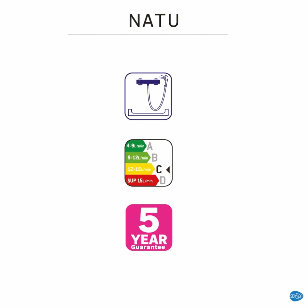 Bricocenter EXTERNAL SHOWER MIXER NATU CHROME