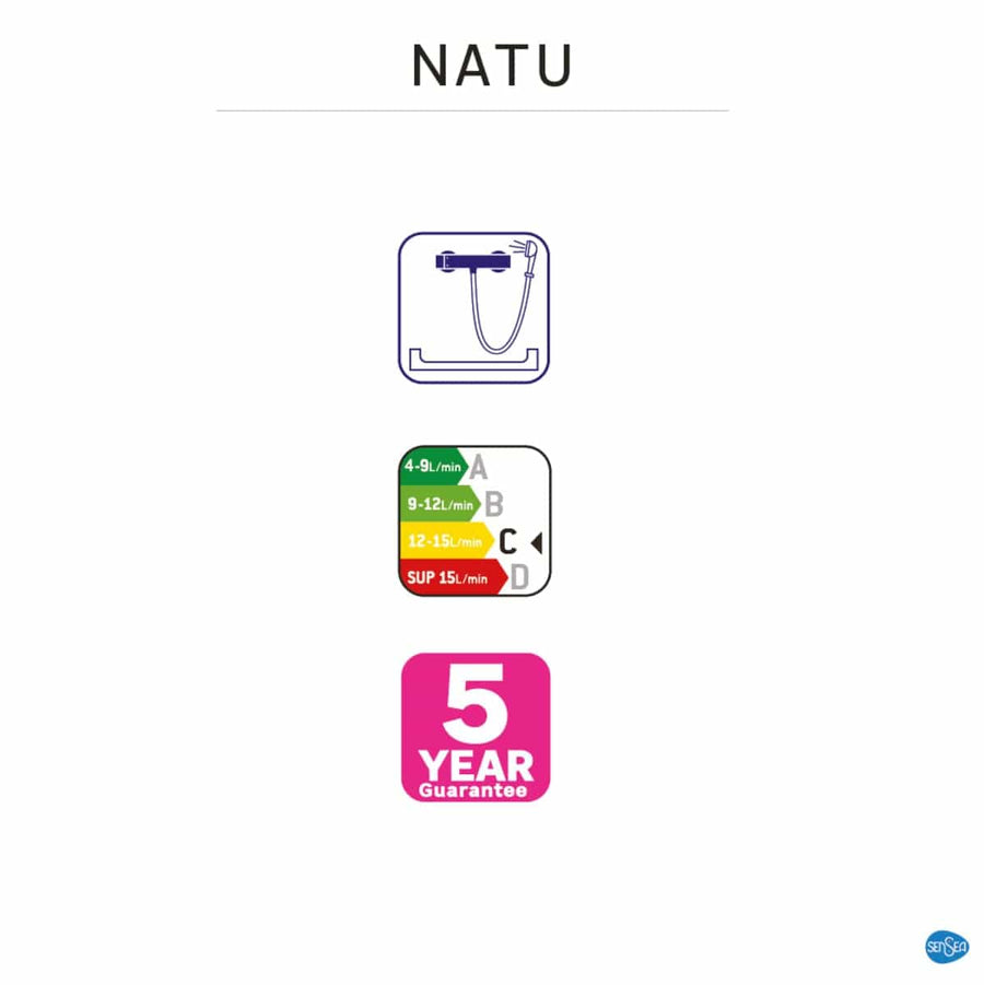 Bricocenter EXTERNAL SHOWER MIXER NATU CHROME