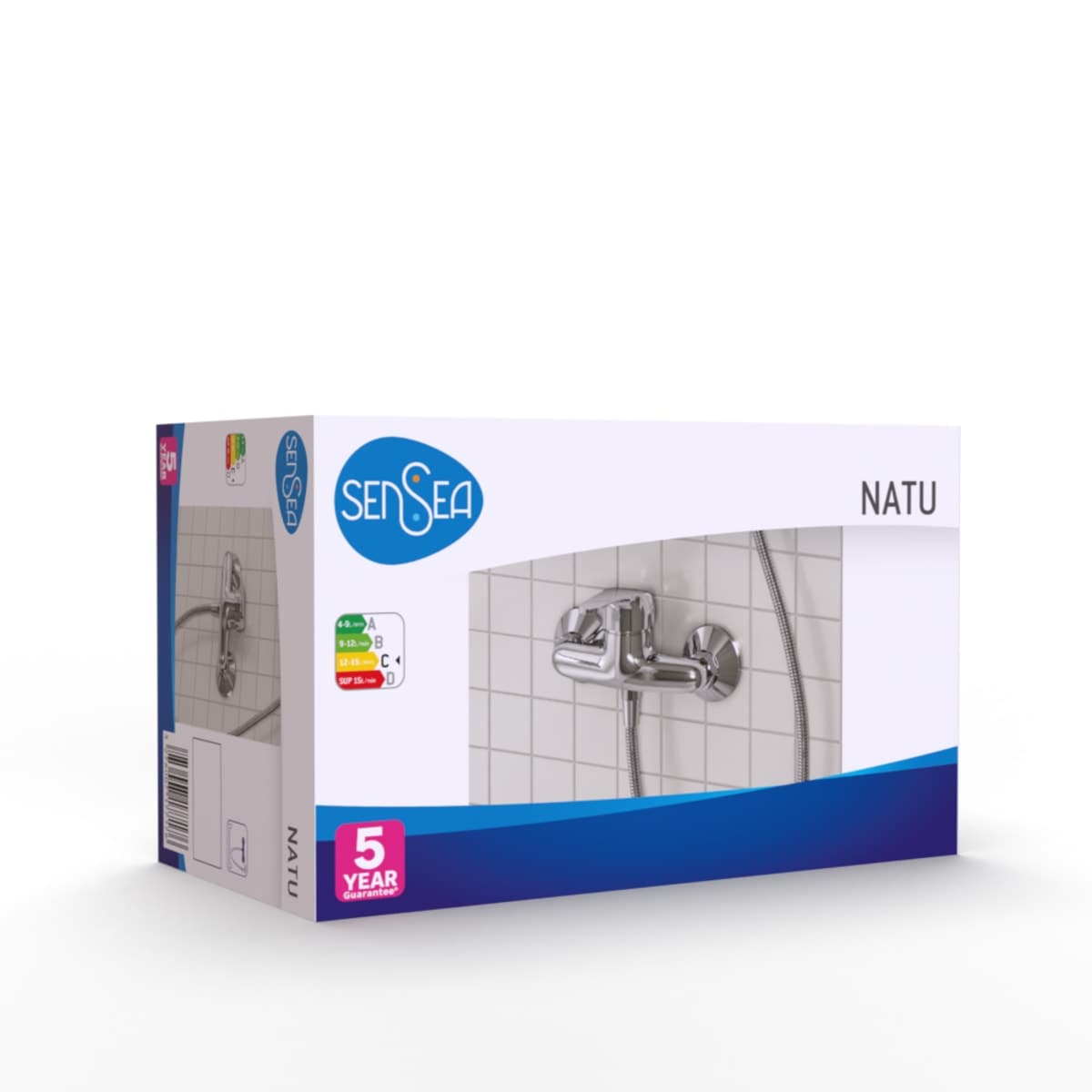 EXTERNAL SHOWER MIXER NATU CHROME - Premium Bathroom Taps from Bricocenter - Just €52.99! Shop now at Maltashopper.com