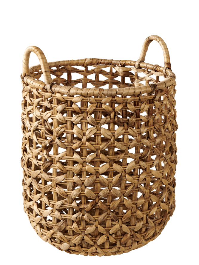 JELKE Natural basket H 44 cm - Ø 39 cm - best price from Maltashopper.com CS672931