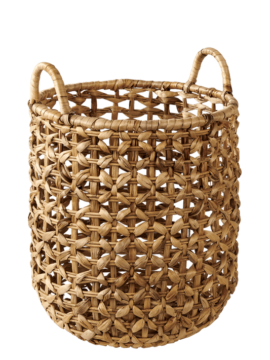 JELKE Natural basket H 44 cm - Ø 39 cm - best price from Maltashopper.com CS672931