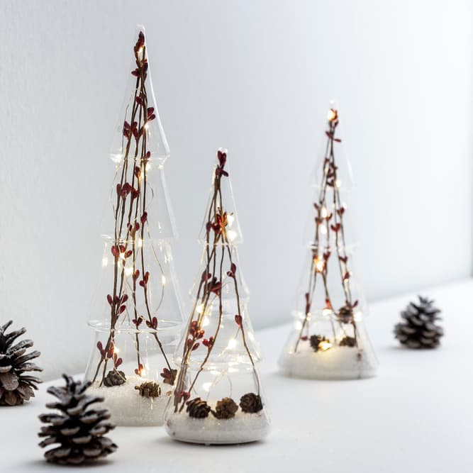 Vera decorative trees with transparent LEDs - best price from Maltashopper.com CS642712