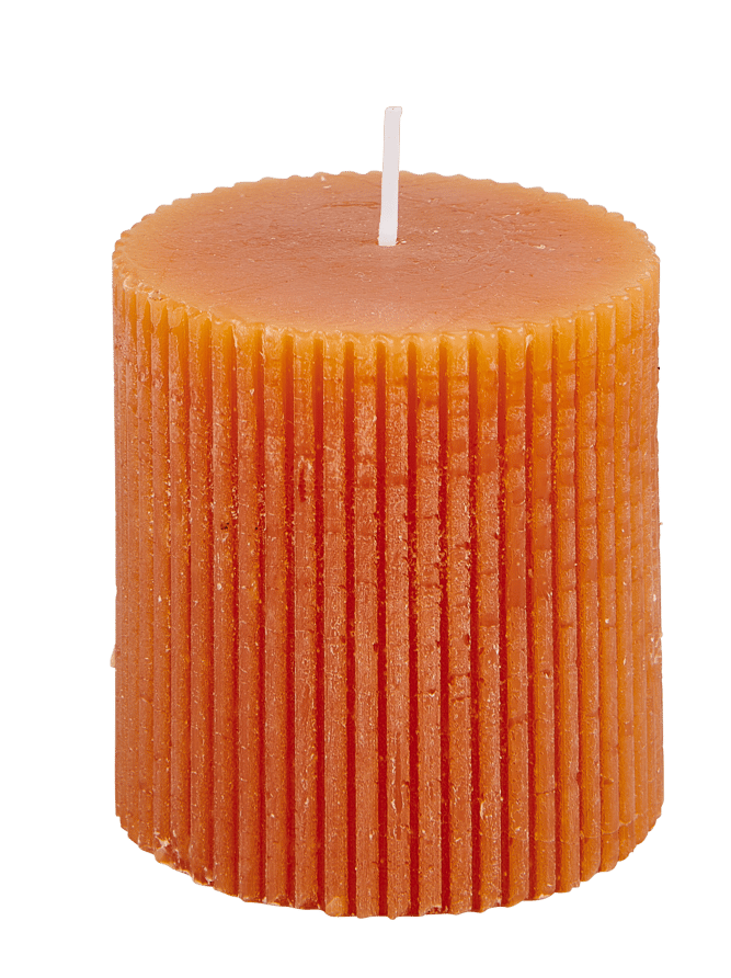 RUSTIC Wavy brown candle - best price from Maltashopper.com CS684264