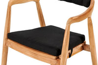AUGUST Black cushion W 46.6 x D 42.7 cm - best price from Maltashopper.com CS672875