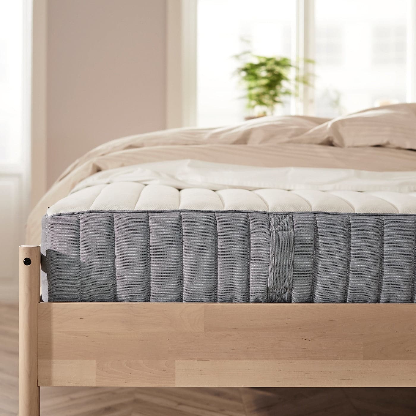 VALEVÅG Pocket sprung mattress firm/light blue 80x200 cm , 80x200 cm - Premium Beds & Accessories from Ikea - Just €323.99! Shop now at Maltashopper.com