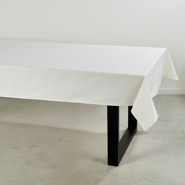 UNILINE Antique white tablecloth W 138 x L 200 cm - best price from Maltashopper.com CS615790