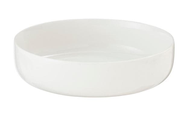 MOON White bowl H 6 cm - Ø 22 cm - best price from Maltashopper.com CS599494