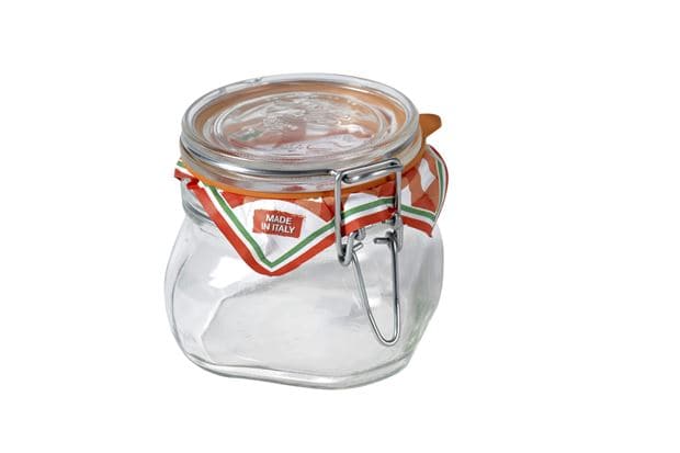FIDO Transparent hermetic jar H 10 cm - Ø 10 cm - best price from Maltashopper.com CS566874