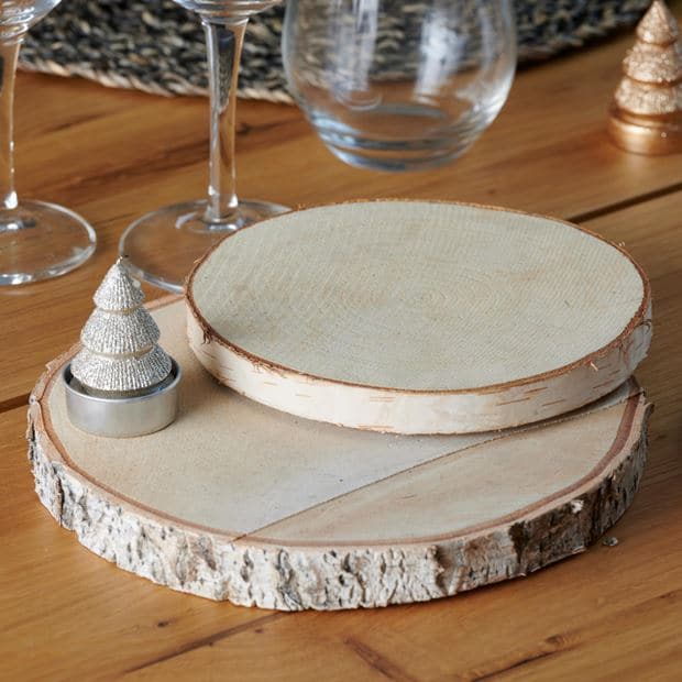 Casa BIRCH WOODEN DISH Ø16CM