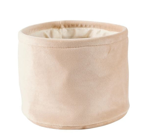 SUNSET Round basket for beige system H 14 cm - Ø 19 cm - best price from Maltashopper.com CS668885