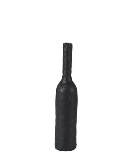 ALU Black vase H 35 cm - Ø 7 cm - best price from Maltashopper.com CS665623