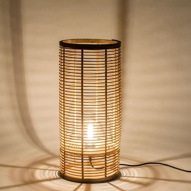 AGALI Natural table lamp H 61 cm - Ø 28 cm - best price from Maltashopper.com CS648137