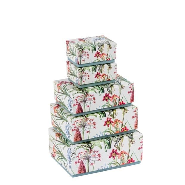 Casa FLORES Multicolored box H 6 x W 21 x D 15 cm