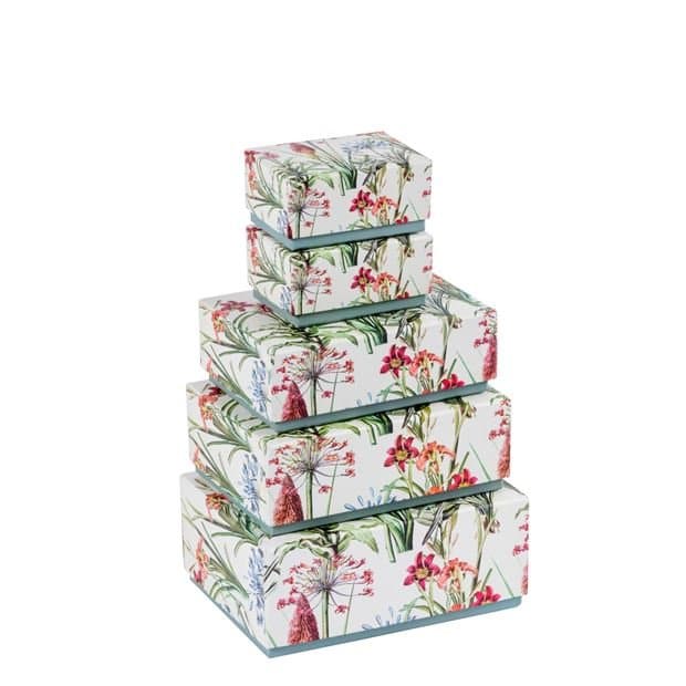 FLORES Multicolored box H 7 x W 23 x D 17 cm - best price from Maltashopper.com CS662417