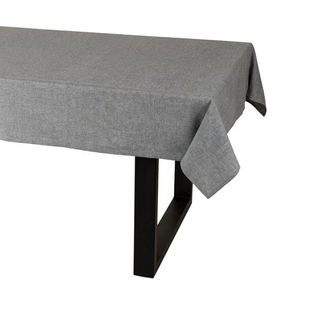 ORGANIC Dark gray tablecloth W 140 x L 200 cm - best price from Maltashopper.com CS616469