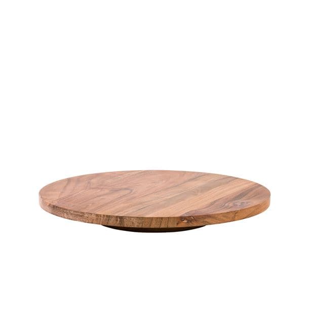 ACACIA Natural revolving tray H 4 cm - Ø 35 cm - best price from Maltashopper.com CS639870