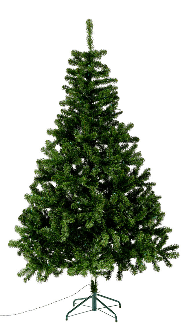 LUMINO Christmas tree with green led lights H 215 cm - Ø 127 cm - best price from Maltashopper.com CS675654