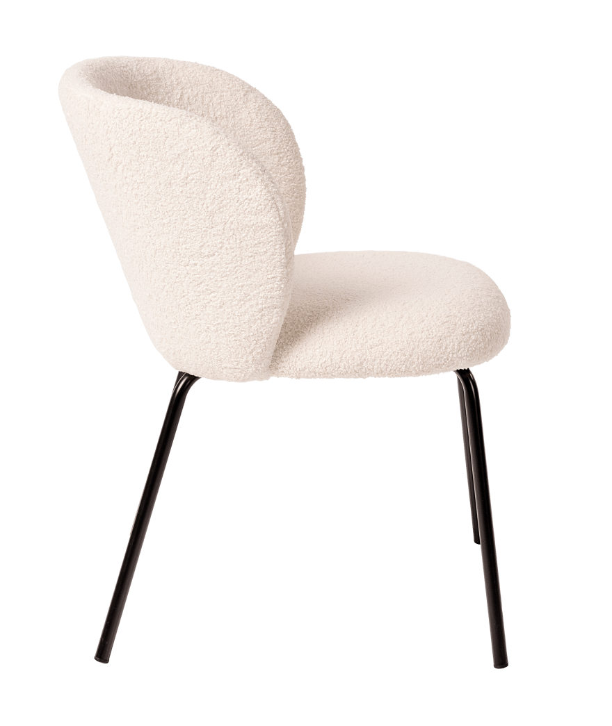 TATE White table chair - best price from Maltashopper.com CS684306