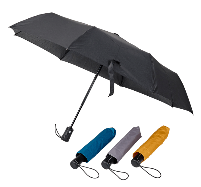 ILLUVIA Folding umbrella, petrol