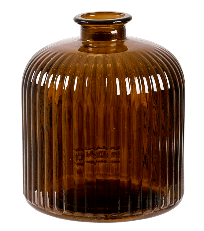 DAROCA Dark brown vase - best price from Maltashopper.com CS683823